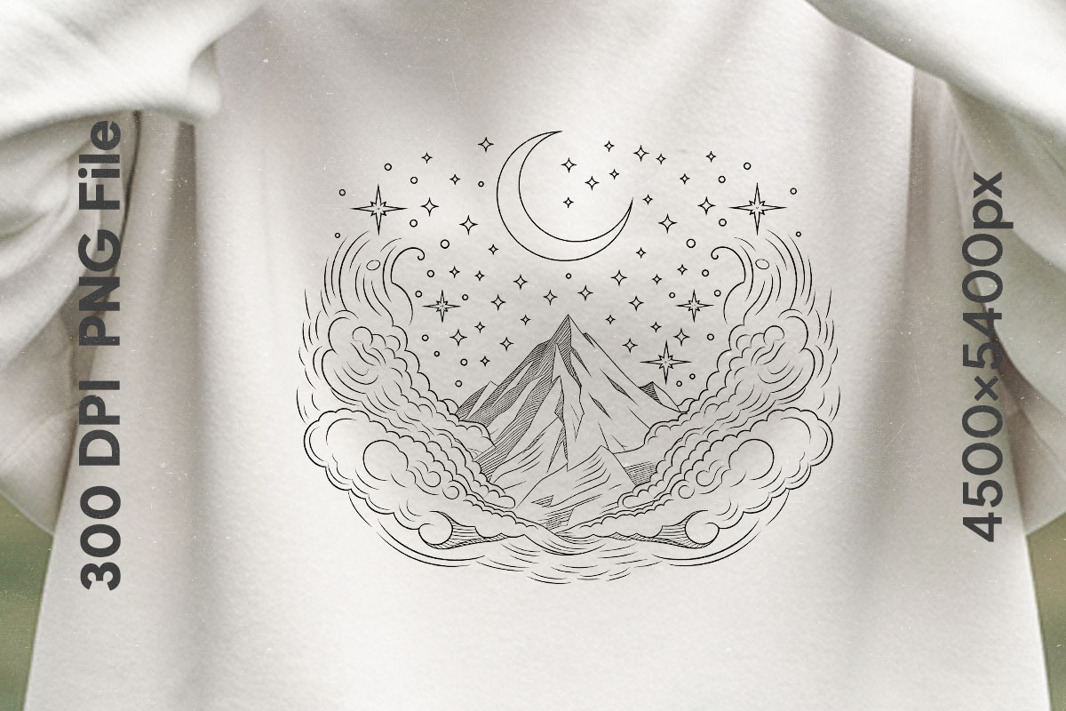 Hand Drawn Mystic & Celestial Bundle, an Object Graphic by GlitterCraft (Photo 24 of 41)