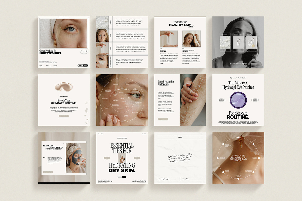Skincare Coach Instagram Kit, a Social Media Template by Wildnun Studio (Photo 10 of 12)