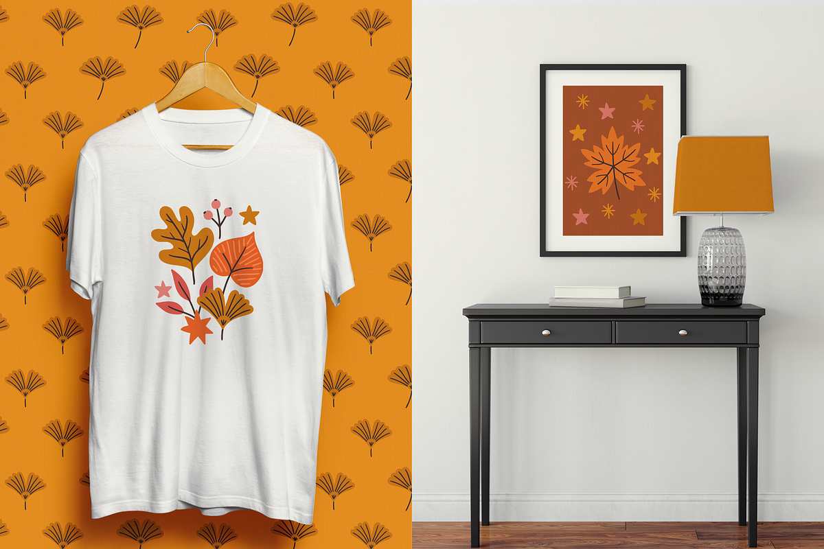 Autumn Leaves Kit, a Seasonal Illustration by miumiu (Photo 12 of 15)