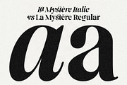 La Mystere - Editorial Serif Font, a Serif Font by SilverStag Type Foundry (Thumbnail 15 of 30)