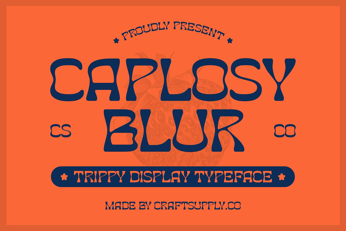 Caplosy Blur, a Sans Serif Font by Craft Supply Co. (Photo 1 of 8)