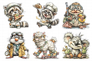 Quirky Animals Clipart, an Illustration by Daily.Designs (Thumbnail 4 of 5)