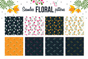 Seamless Floral patterns, a Pattern Graphic by The Odd Seed (Thumbnail 7 of 9)