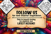 Bold and Easy Spring Coloring Pages, a Seasonal Illustration by Craftsbeefy (Thumbnail 4 of 4)