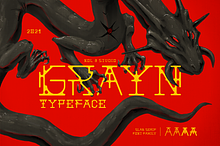 GRAYN | SLAB SERIF FONT FAMILY