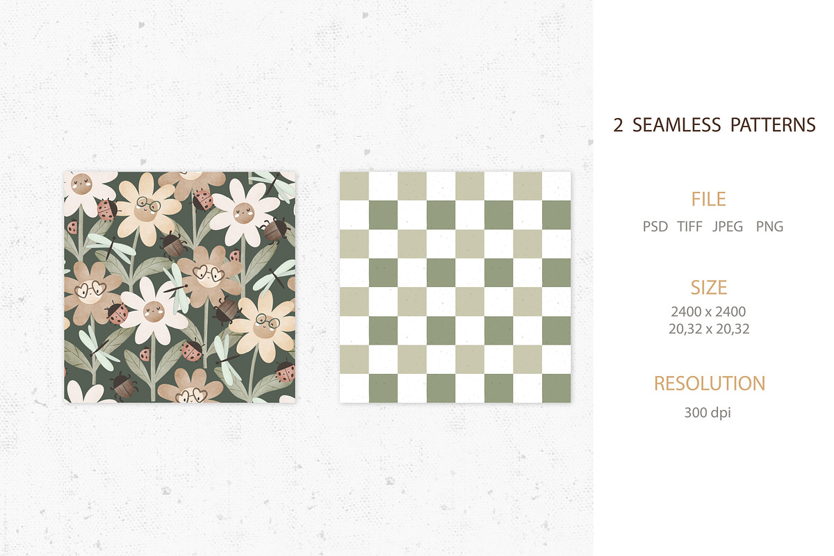 Flowers, a Pattern Graphic by AnnieArt (Photo 2 of 4)