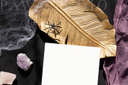 Halloween Card Mockup Square c fall, an Advertising Mockup by PawMockups (Thumbnail 3 of 10)