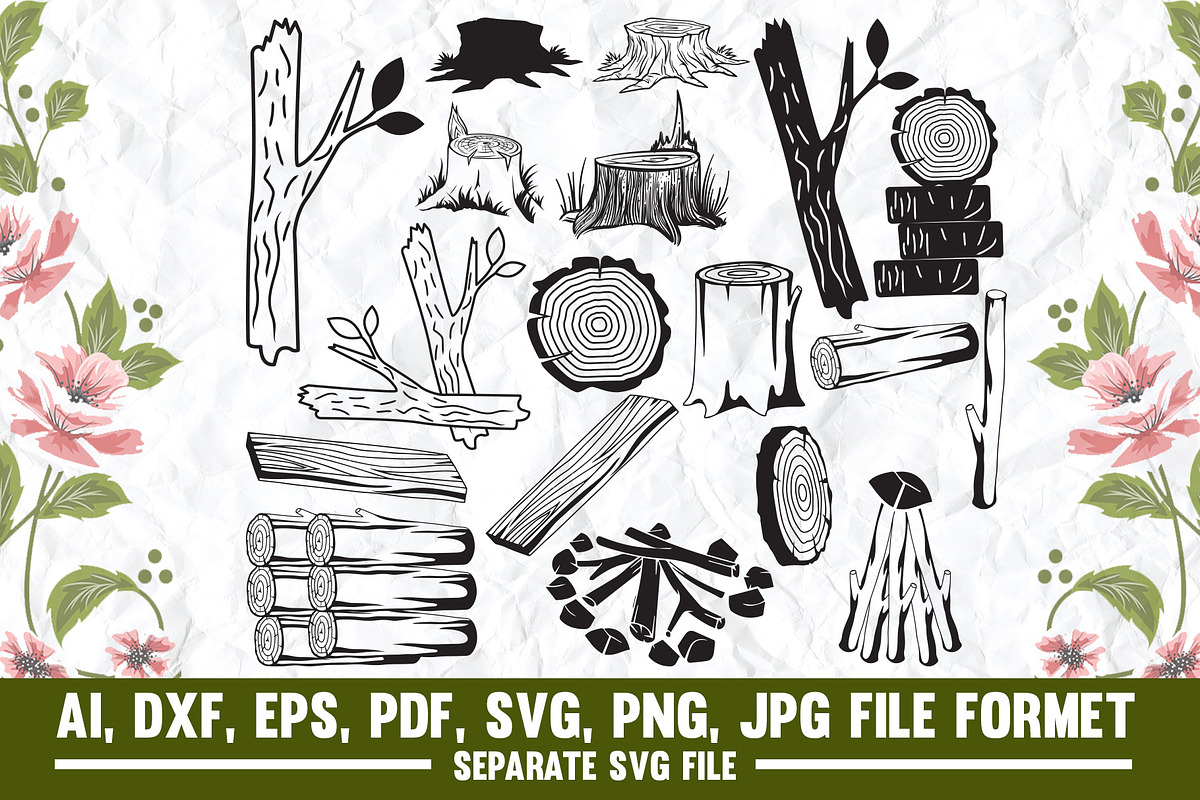 Log,Wood Log,Tree Log,Tree Rings svg, an Object Graphic by ...