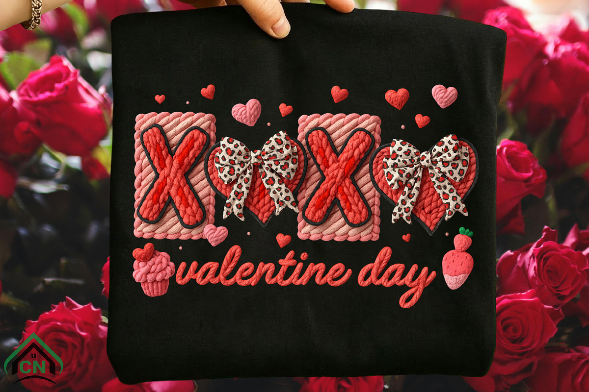 Faux Yarn Coquette Valentine's Day, an Illustration by Craft Nest (Photo 4 of 7)