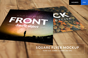 Square flyer mockup (Carré 210) HR, a Print Template by Around Seven Products (Thumbnail 1 of 3)