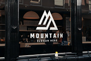 Letter M - Mountain  Logo, a Branding & Logo Template by Design_Planet (Thumbnail 1 of 8)