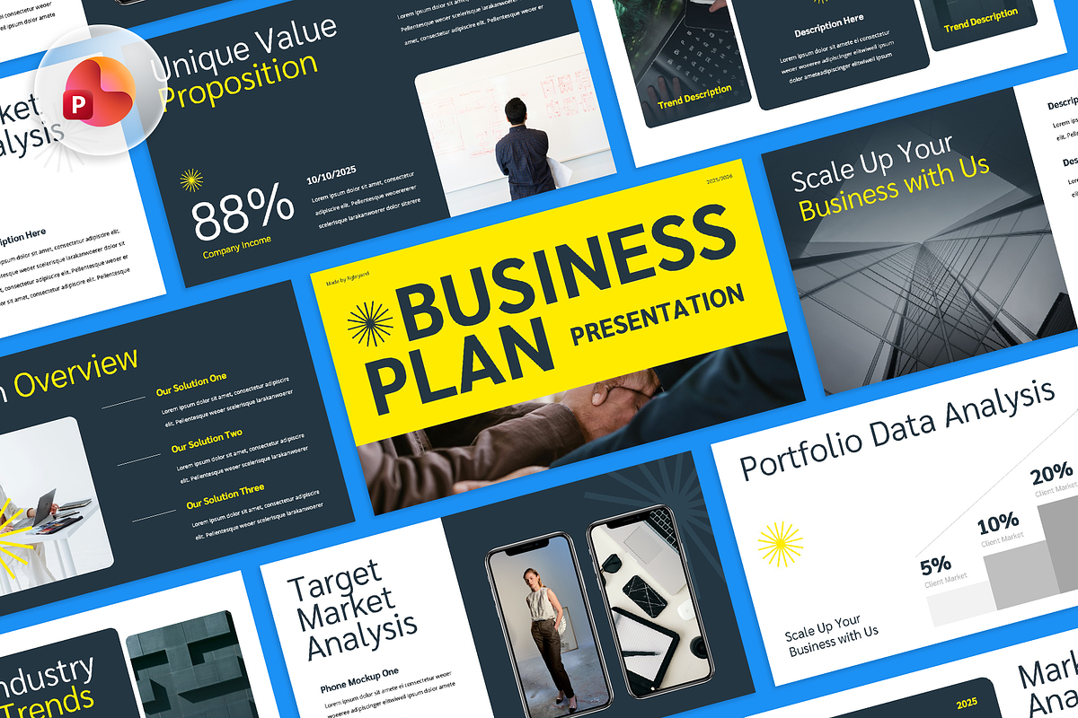 Business Plan PowerPoint, a Presentation Template by rgbryand (Photo 1 of 7)