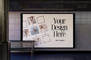 Subway Advertising Billboard Mockup, an Advertising Mockup by GearShift (Thumbnail 2 of 4)