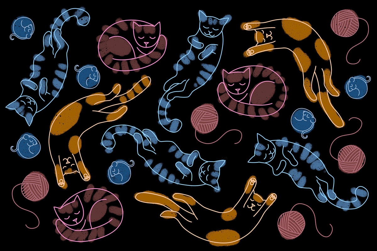 Hygge Procreate stamp brushes, a Brush Add-On by ViktoriArt (Photo 6 of 10)