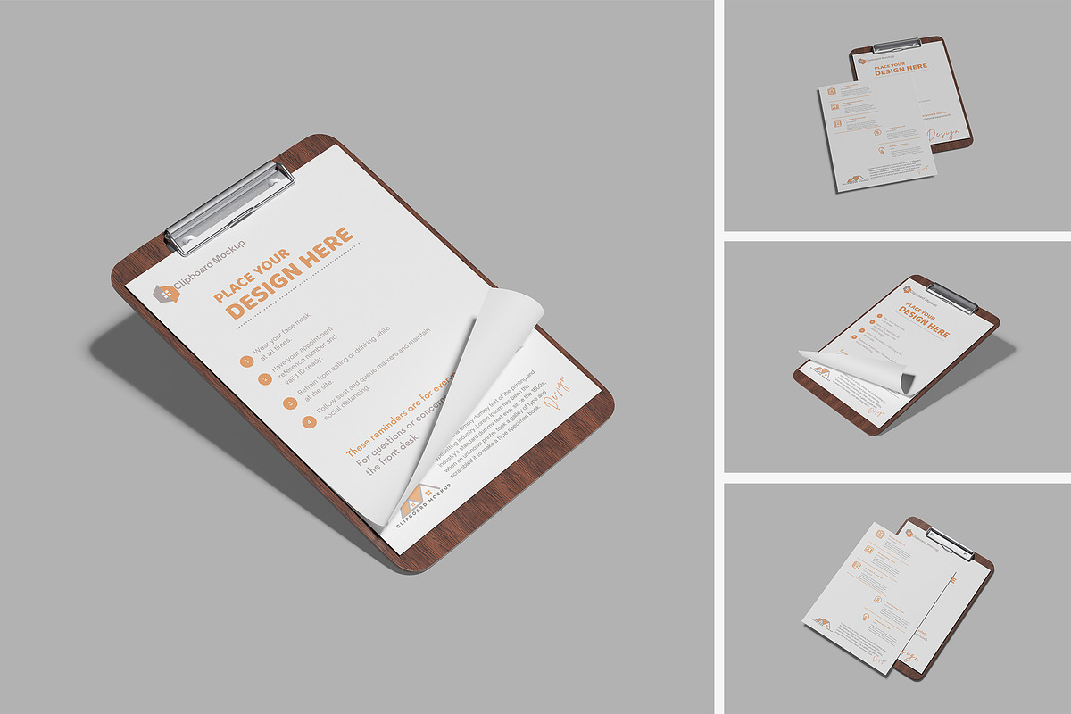 Clipboard Mockup, a Merchandise Mockup by seramoe (Photo 1 of 5)
