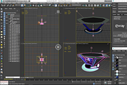 TV Studio Desk Collection (12 PCS), a Furniture 3D Model by akerStudio (Thumbnail 100 of 153)
