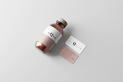 Amber Glass Medicine Bottle Mockup, a Cups & Container Mockup by pmvch (Thumbnail 6 of 10)