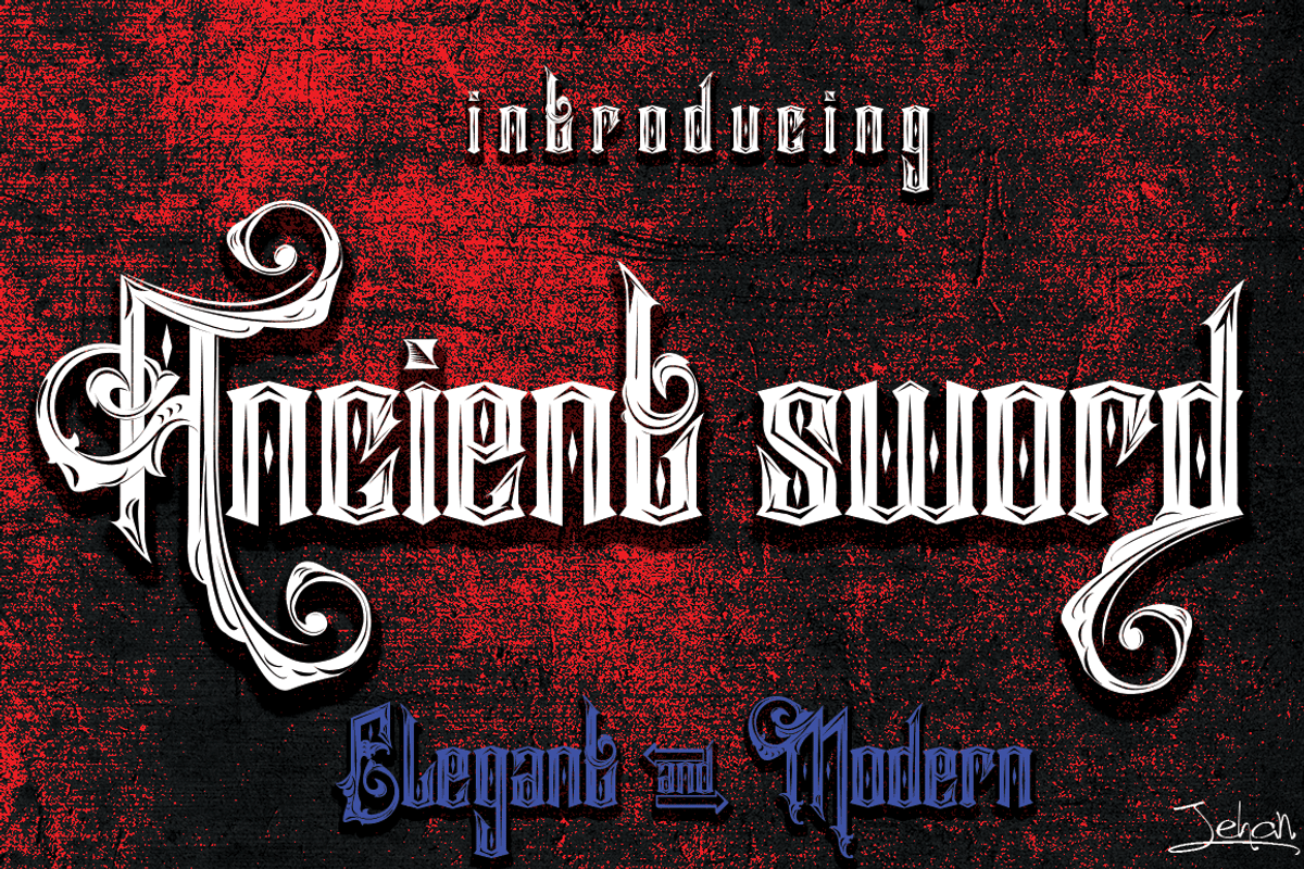 Special Collection 20 Font Bundle, a Blackletter Font by Bramcreative (Photo 9 of 10)
