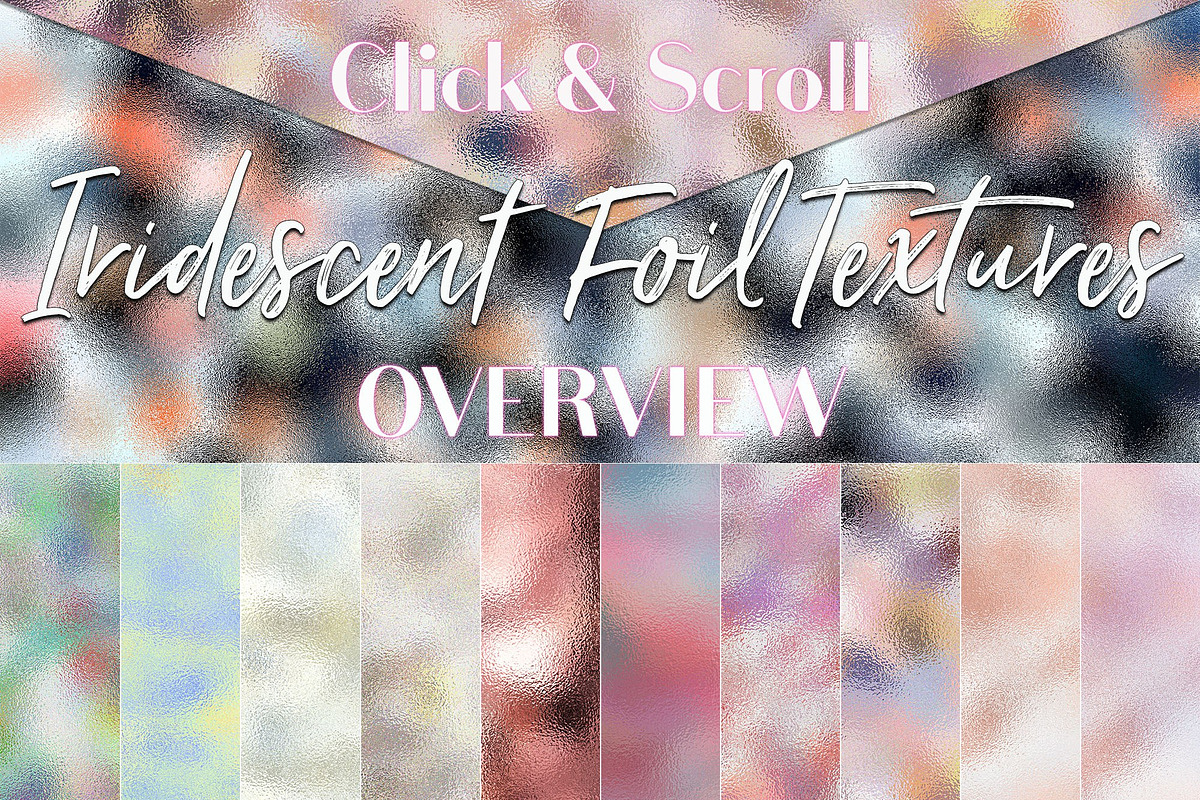 Iridescent Foil Textures, a Texture Graphic by U + Me Studio (Photo 2 of 5)