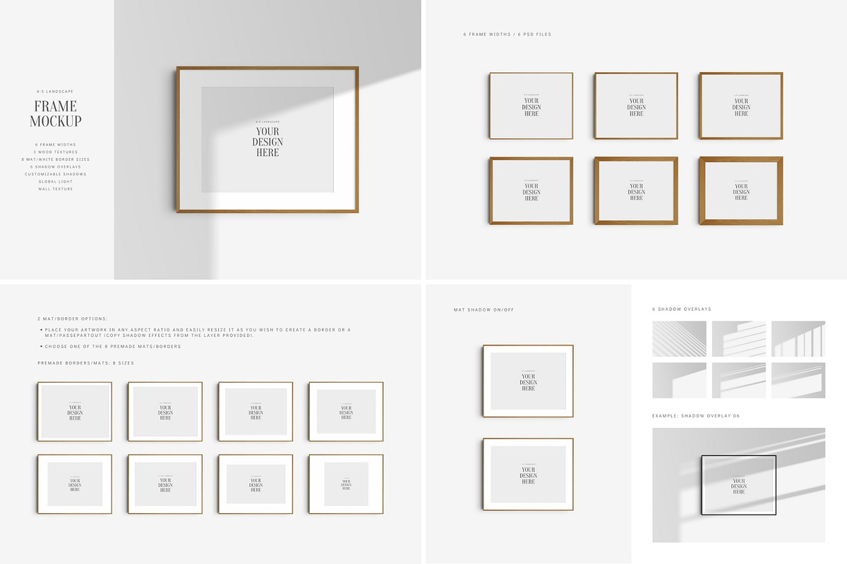 4:5 | 5:4 Frame Mockup Bundle, a Mockup by DESIGN BY nube (Photo 5 of 10)