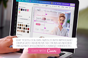 Beauty Website Template Canva Site, a Landing Page Template by vectorocean (Thumbnail 8 of 11)