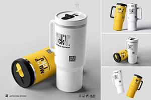 Tumbler Mockup Sets, a Cups & Container Mockup by Artnivora.Std