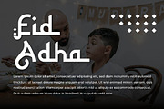 Sharifa Ramadhan Theme Font, a Sans Serif Font by Artiveko (Thumbnail 9 of 10)