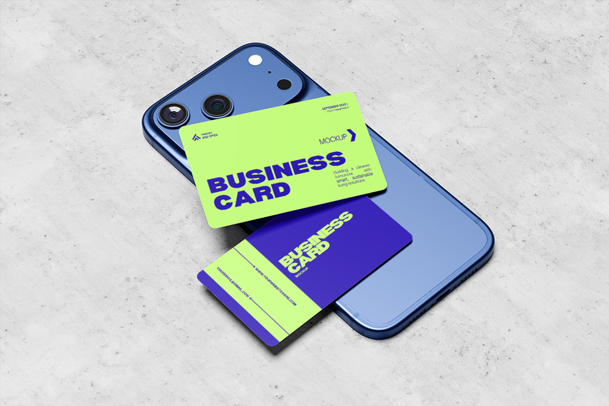 Business Card Mockup, a Merchandise Mockup by HanaSaka_Studio (Photo 4 of 5)