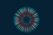 Dotted radial circle pattern, a Pattern Graphic by Design Store (Thumbnail 3 of 3)