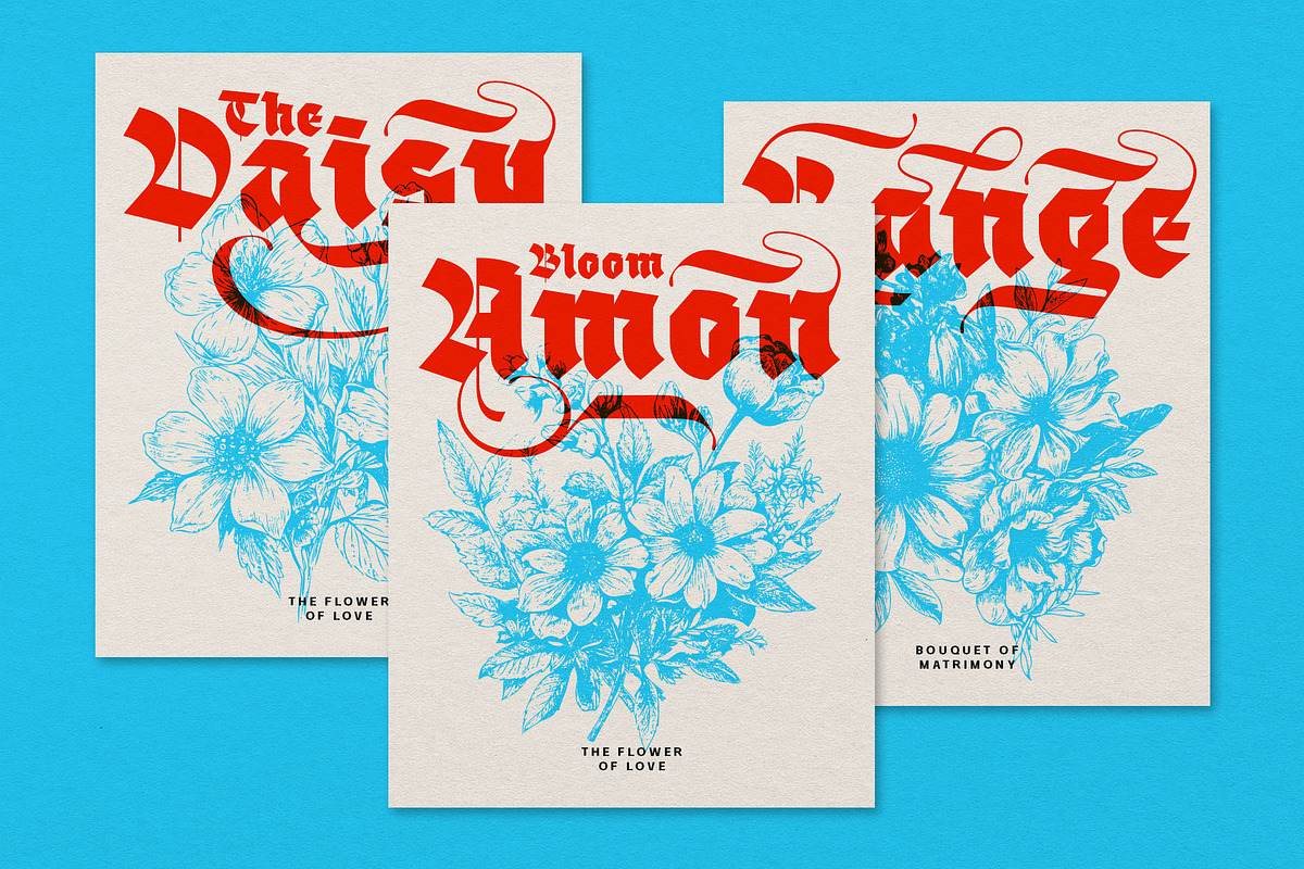 Blackther Typeface, a Blackletter Font by alit design (Photo 15 of 20)