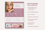 Beauty Influencer Media Kit Pink, a Resume Template by Golden Horizons Studio (Thumbnail 4 of 11)