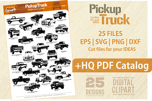 Pickup Truck SVG Bundle - Pickup Car