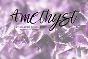 Amethyst Script Brush Font, a Script Font by Graceful Market (Thumbnail 1 of 3)