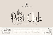 Poet Club - Warm Marker Script, a Script Font by Inviline.co (Thumbnail 1 of 12)