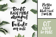 32 Hand lettered quotes, an Illustration by piyacler (Thumbnail 3 of 6)