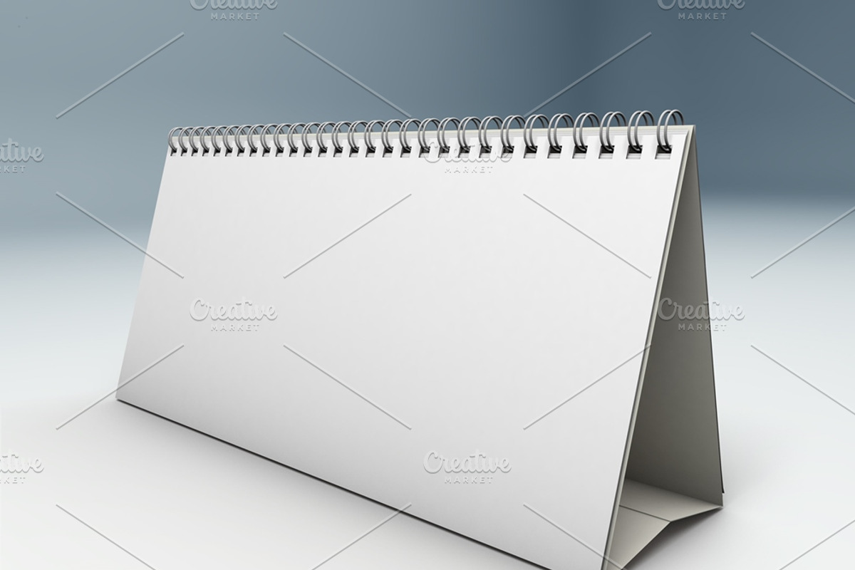 Desk Calendar Mock-Up, a Mockup by maximmmmum (Photo 4 of 8)