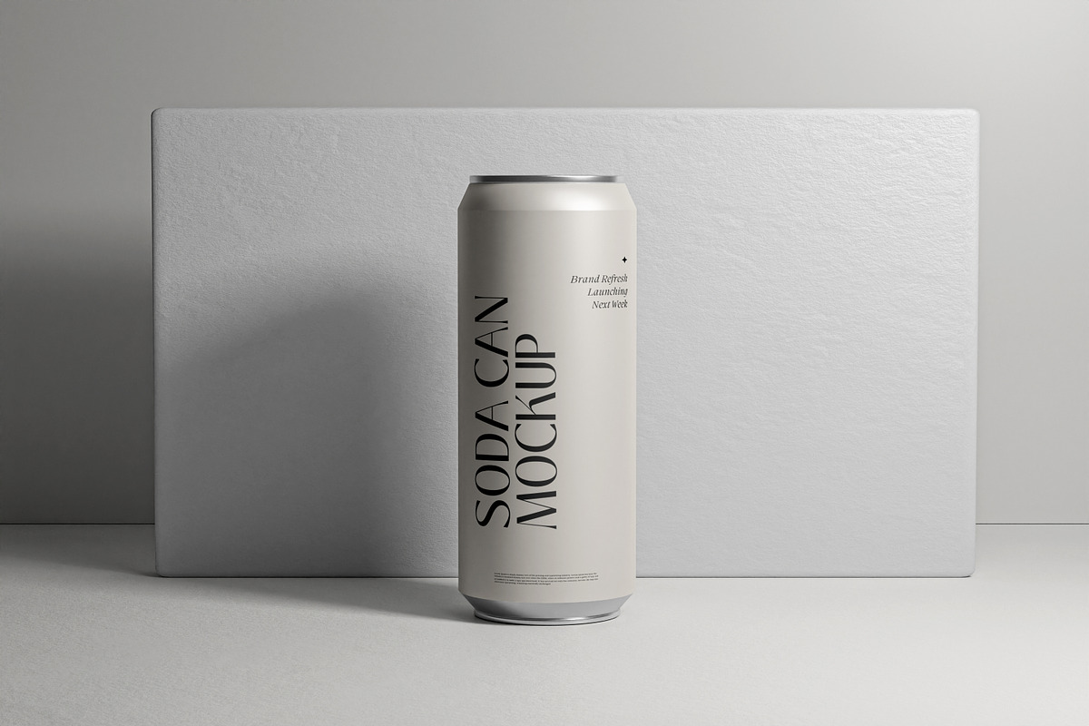 High Quality Soda Can Mockup Set, a Product Mockup by Graphic_world89 (Photo 2 of 5)