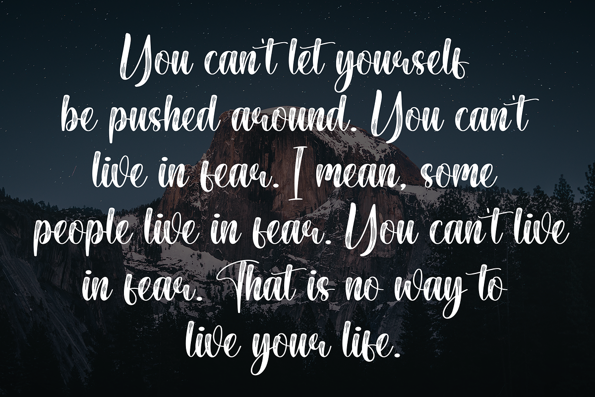 Wonder | Script Font, a Handwritten Font by Scratchones (Photo 6 of 9)