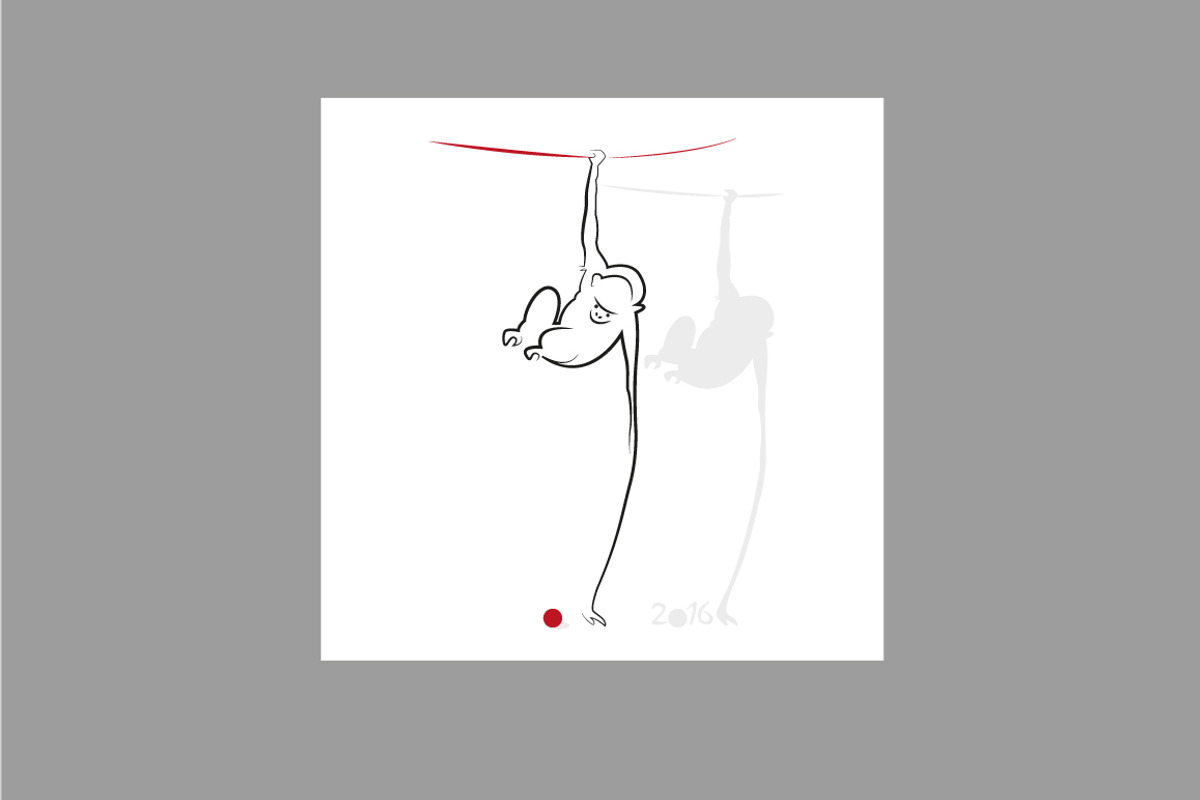 Japanese  Painting Sumi-e., an Illustration by Adamskyistudio (Photo 5 of 5)