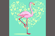 Flamingo bird set, an Animal Illustration by OKart.studio (Thumbnail 6 of 6)