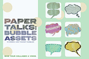PaperTalks – 75 Speech Bubbles, an Object Graphic by Megan Aili Designs (Thumbnail 5 of 10)