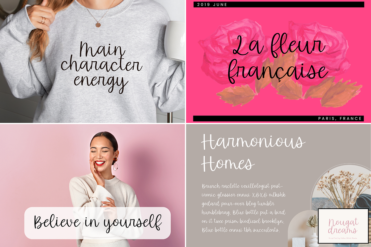 The Cut and Cursive Font Bundle 2, a Script Font by Sofia Skoog (Photo 5 of 11)