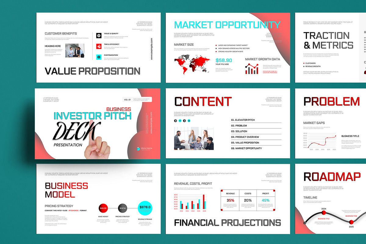 Investor Pitch Deck Presentation, a Presentation Template by MightyDesign (Photo 1 of 8)