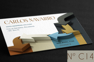 Business Card-Arrows 3D