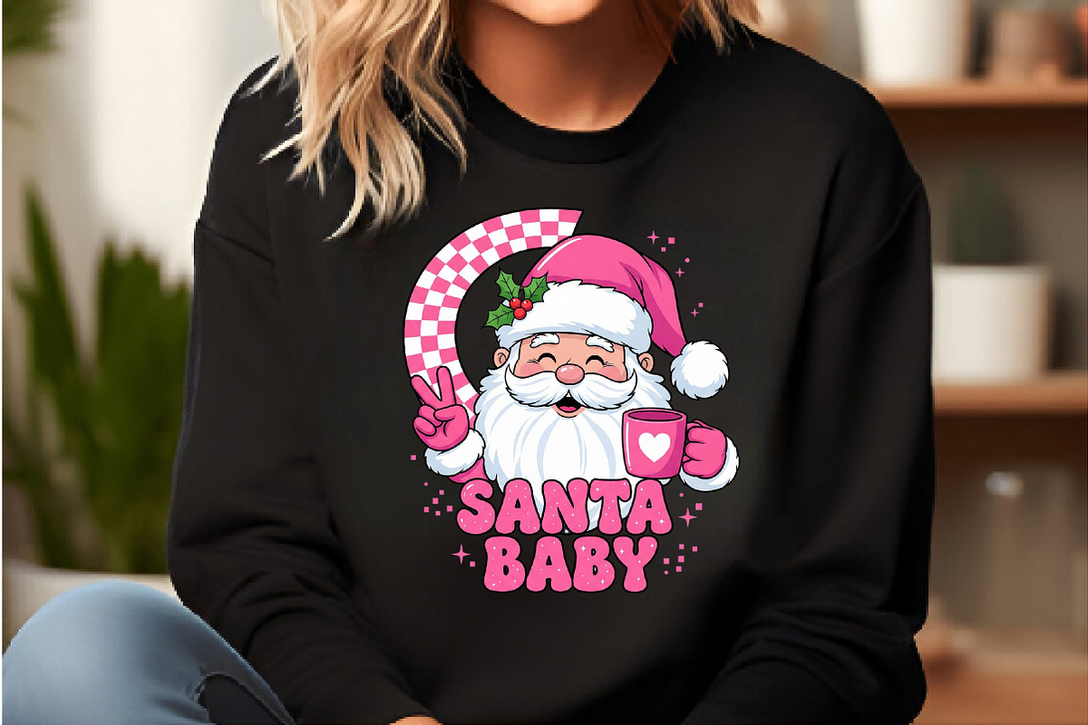 Santa baby Christmas PNG, an Illustration by DreamCafeArt (Photo 3 of 6)