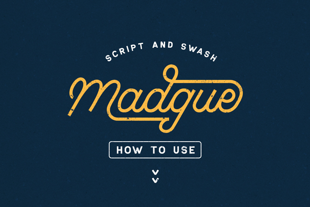 Madgue - Connected Monoline +EXTRAS, a Script Font by Sarid Ezra (Photo 12 of 12)