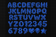 American USA Flag Balloon Font PNG, a Symbol Font by Jozoor (Thumbnail 3 of 9)