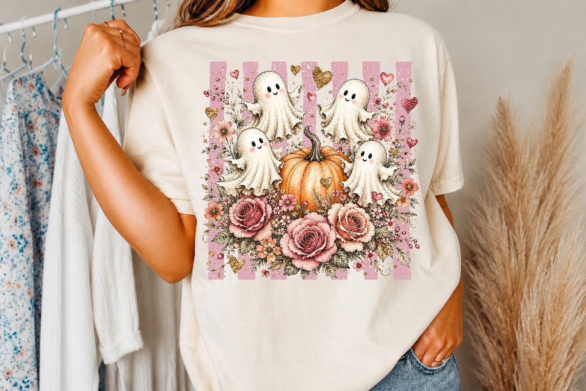 Western Halloween Sublimation Design, a Seasonal Illustration by Libby Wishes (Photo 2 of 3)