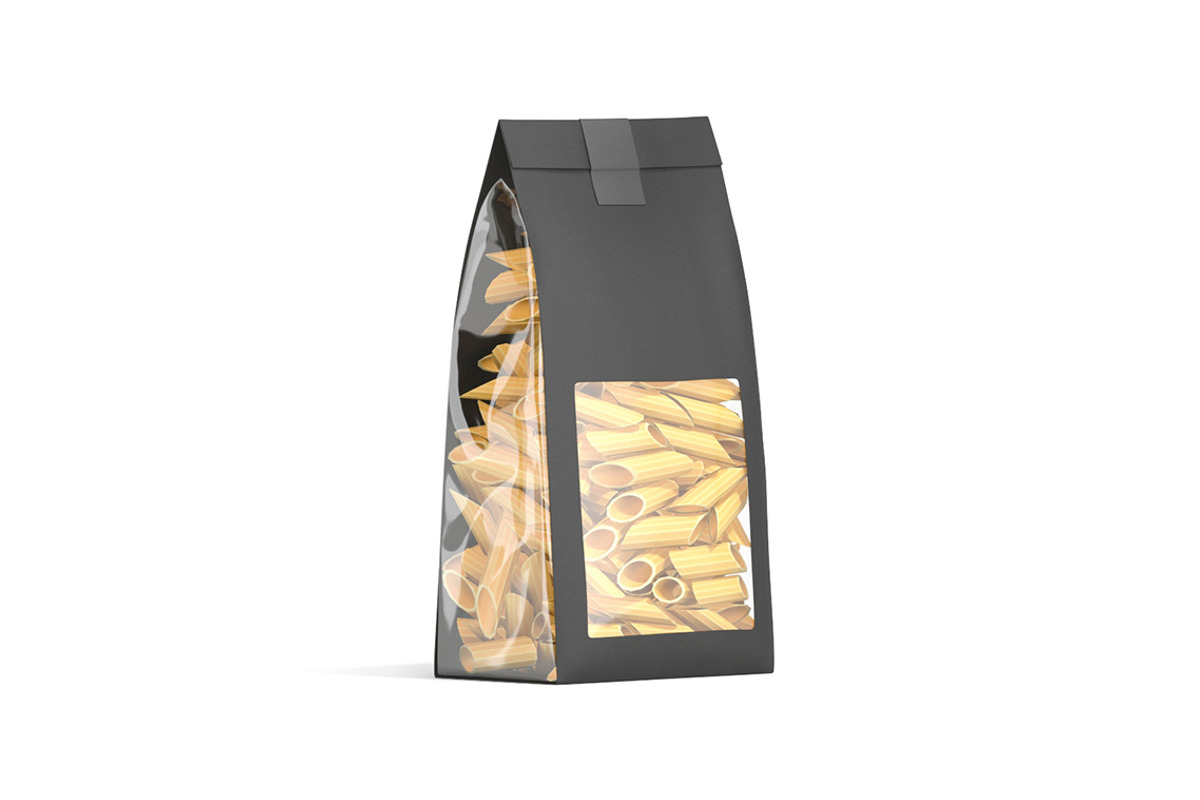 Black Penne Pasta Pack 3D Model, an Object 3D Model by rebrandy (Photo 4 of 9)