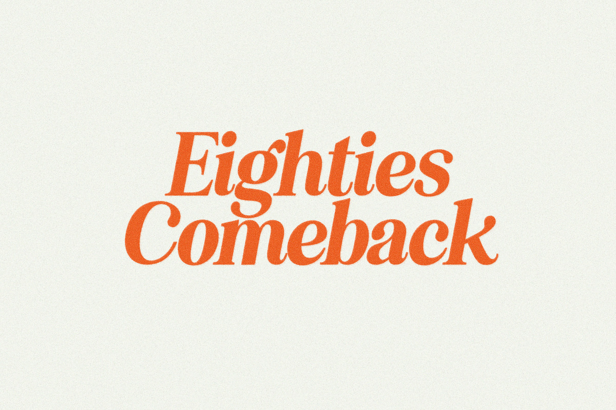 Eighties Comeback Serif (70 fonts), a Serif Font by Nicky Laatz (Photo 27 of 47)